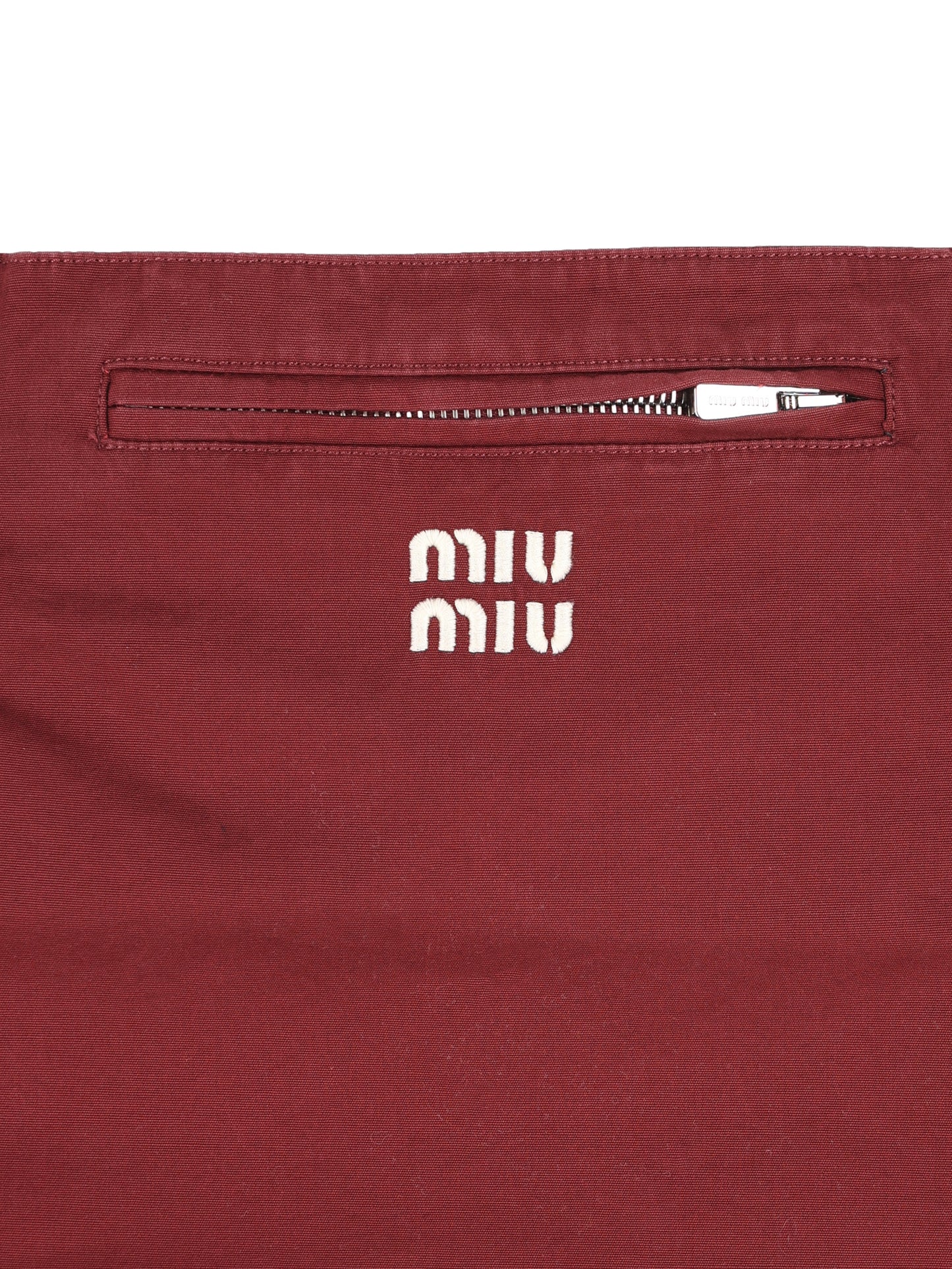 Gonna realizzata in cotone. MG2610 19CVF0399 MIU MIU 