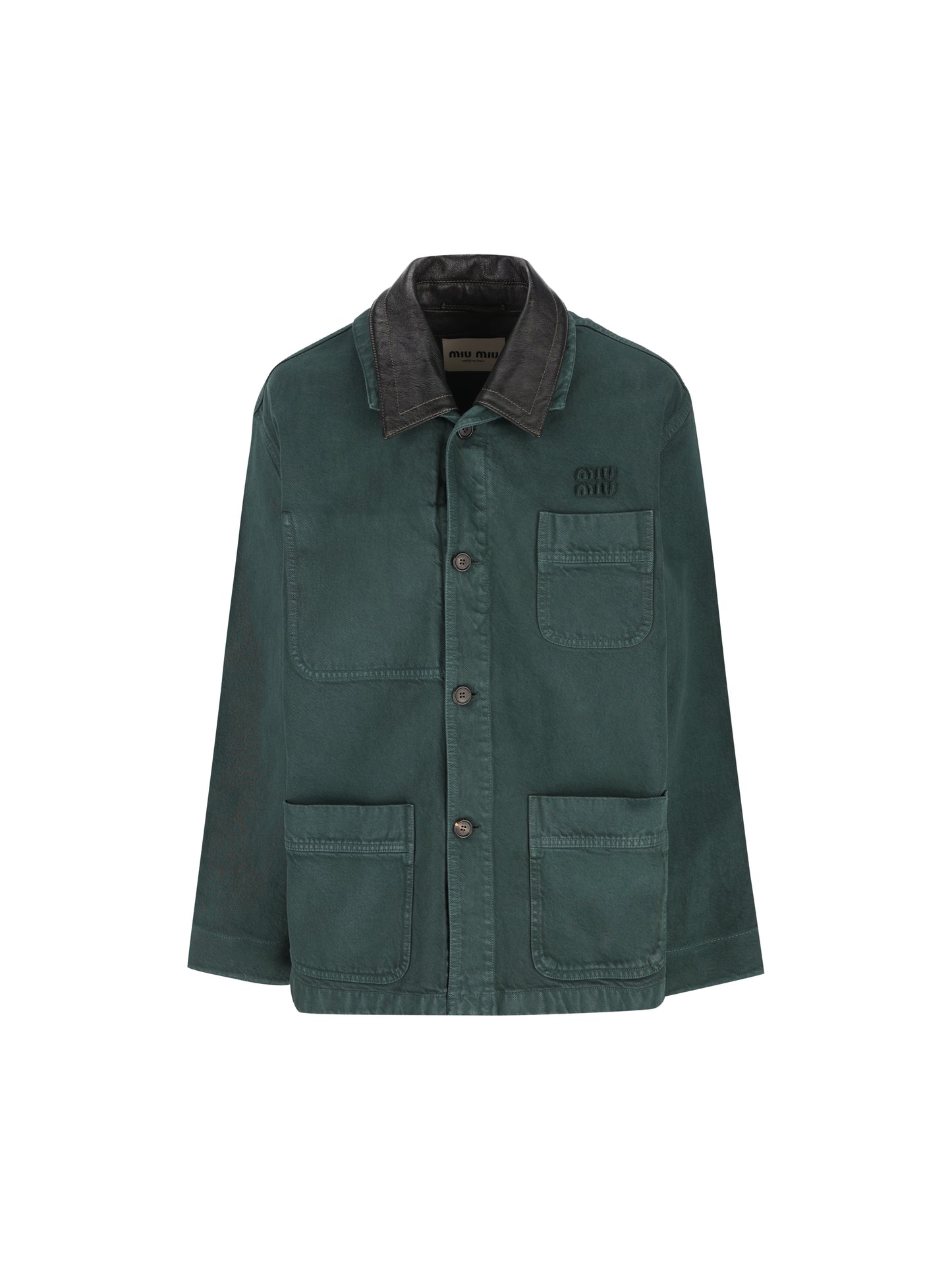Giacca realizzata in cotone. MH2053 19R2F0422 MIU MIU 