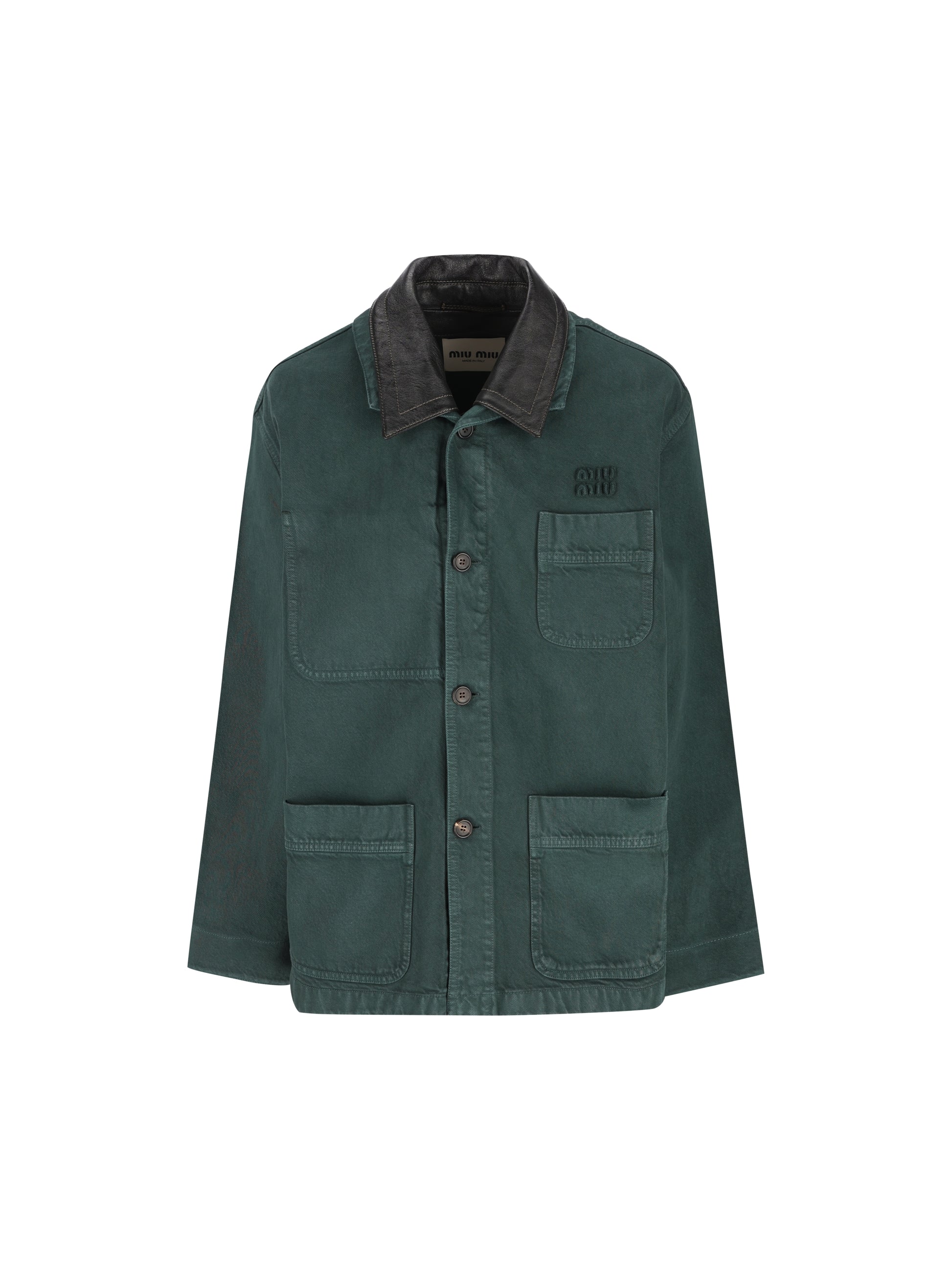Giacca realizzata in cotone. MH2053 19R2F0422 MIU MIU 