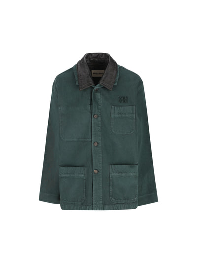 Giacca realizzata in cotone. MH2053 19R2F0422 MIU MIU 