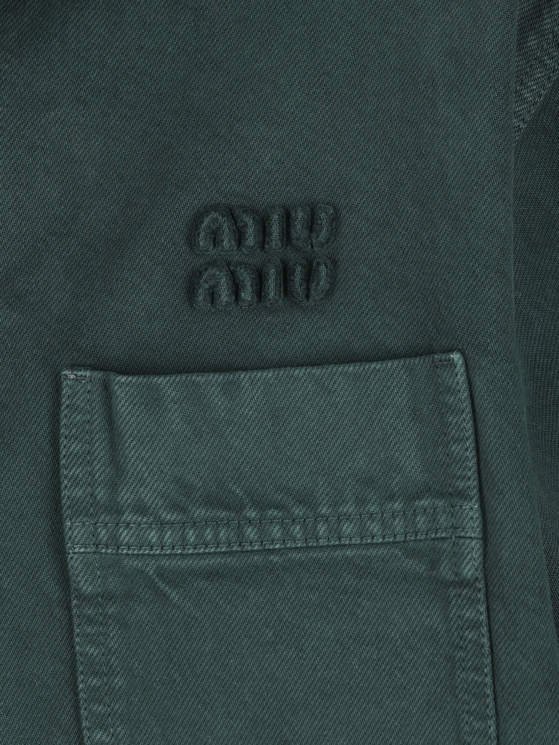 Giacca realizzata in cotone. MH2053 19R2F0422 MIU MIU 