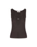 Canotta realizzata in lana vergine. MMV326 18TWF0003 MIU MIU 