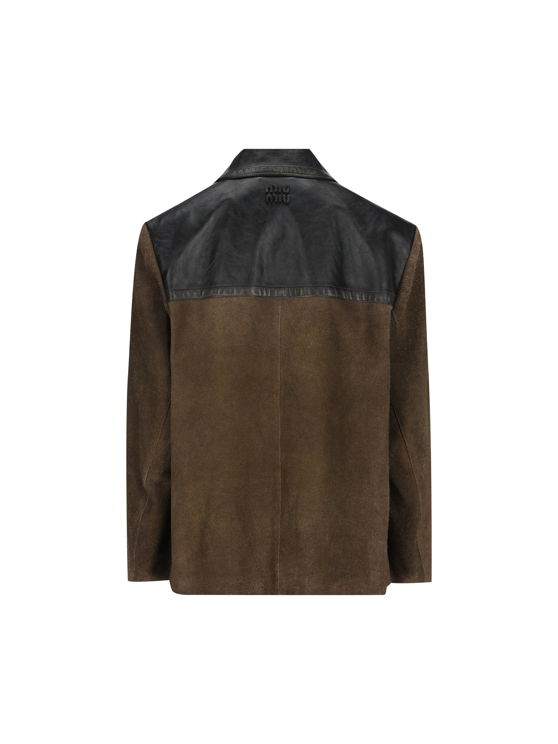 Giubbotto realizzato in pelle. MPW013 19MNF0017 MIU MIU 