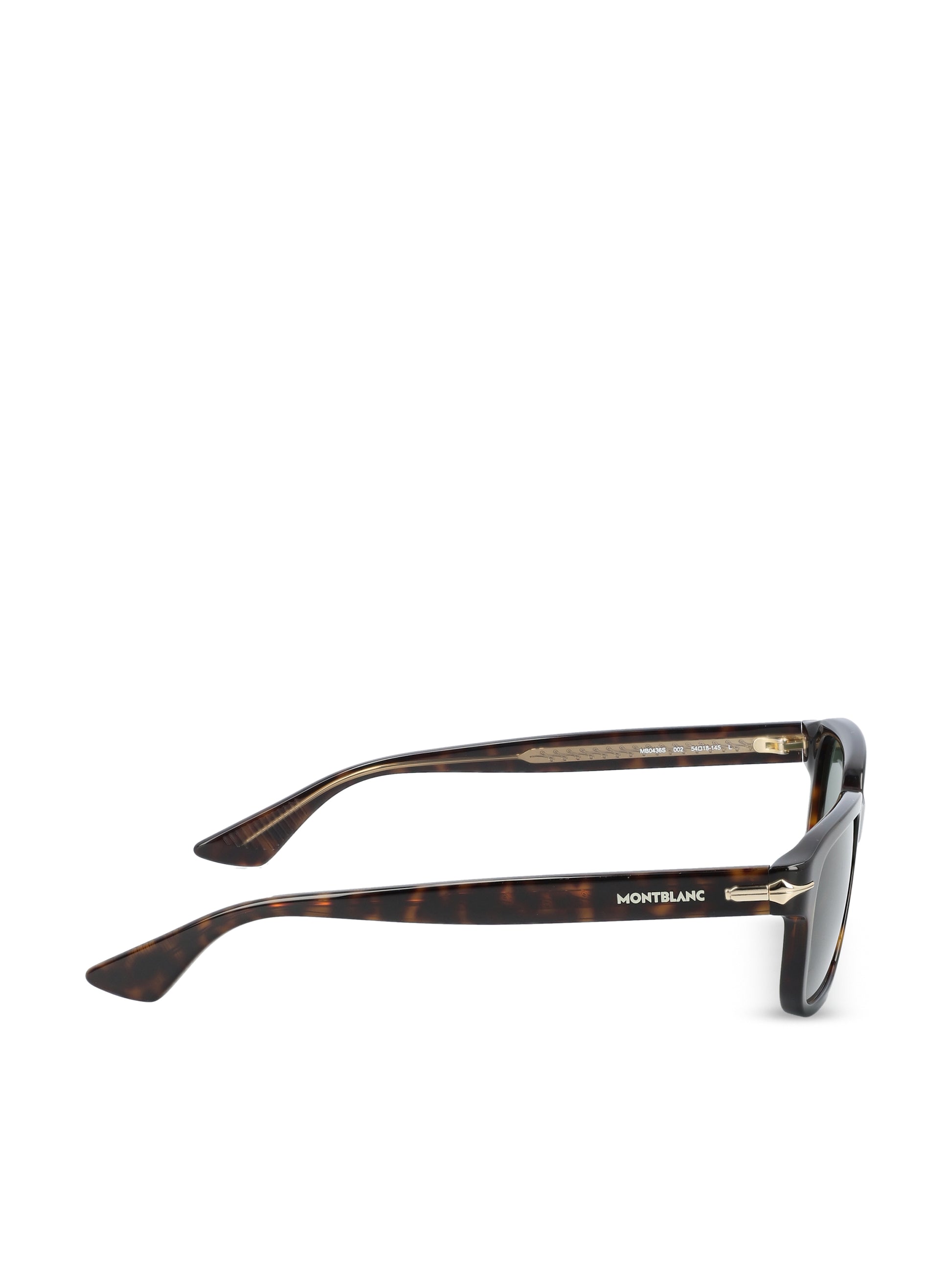 Occhiali da sole realizzati in acetato. MB0436S HAVANA-HAVANA-GREEN MONTBLANC 
