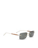 Occhiali da sole realizzati in metallo. MB0453S GOLD-GOLD-GREY MONTBLANC 