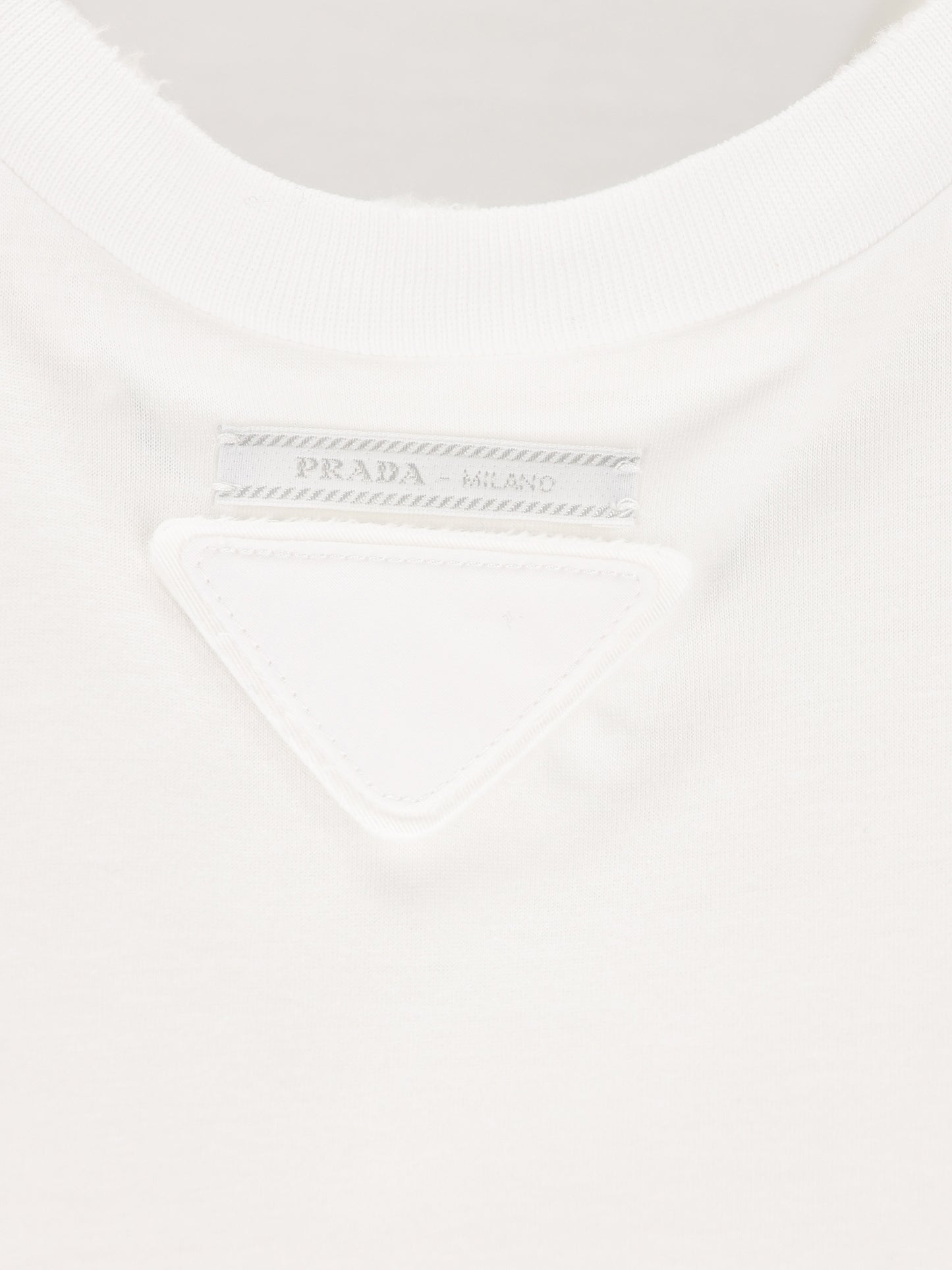 T-Shirt realizzata in jesey di cotone. 3569B 18QZF0009 PRADA 