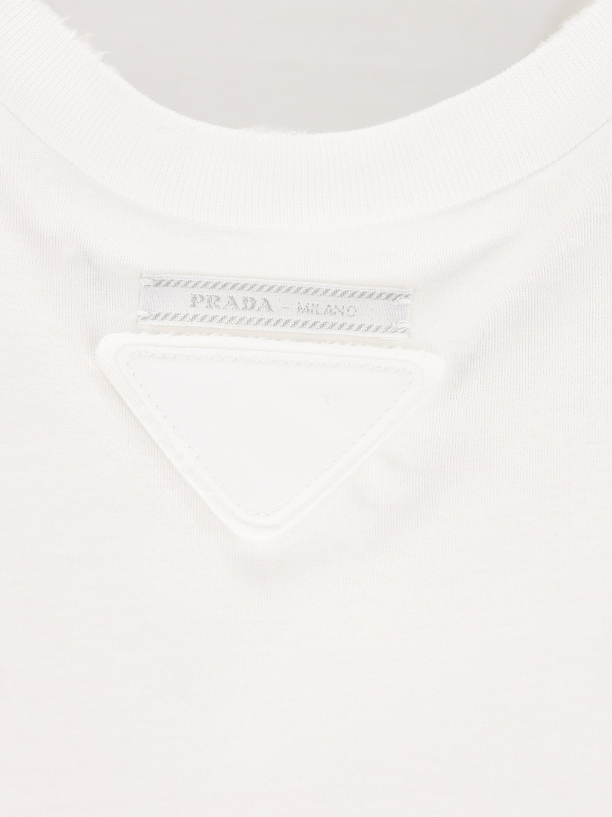 T-Shirt realizzata in jesey di cotone. 3569B 18QZF0009 PRADA 