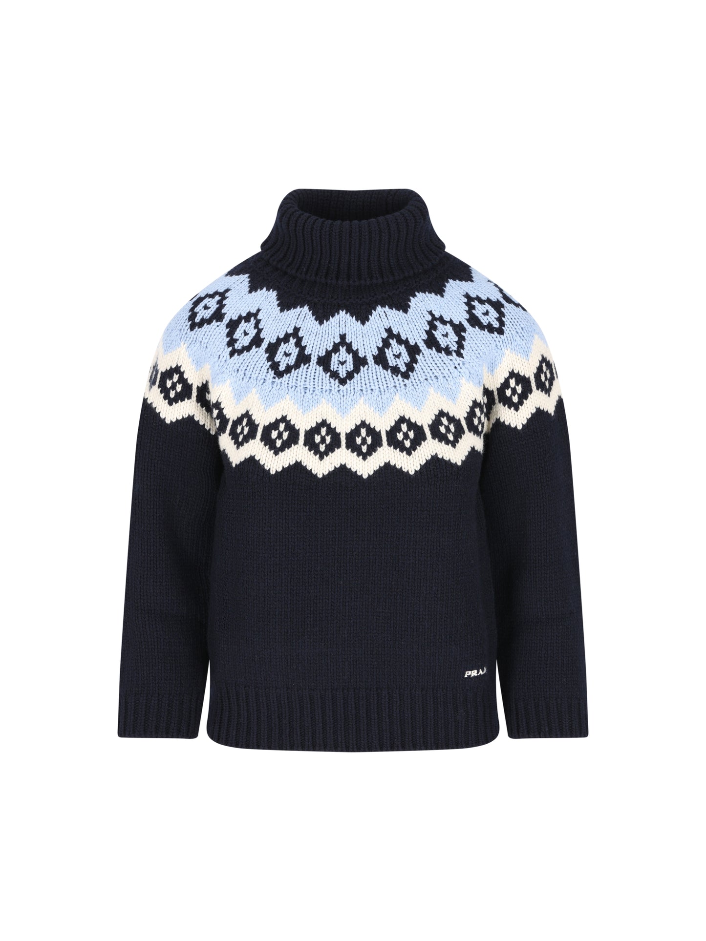 Maglia in lana vergine e cashmere P26574 18VZF067K PRADA 