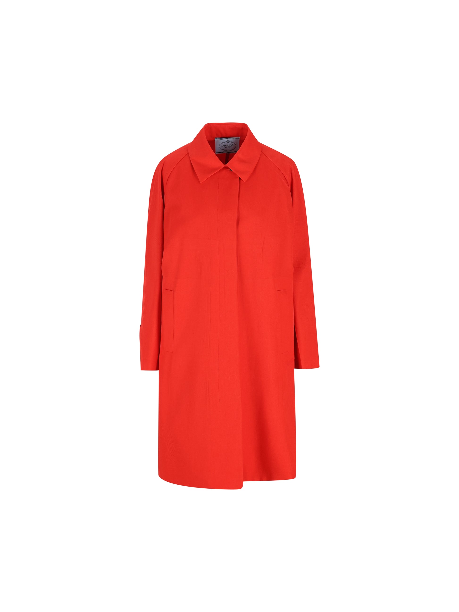 Cappotto realizzato in poliestere riciclato e cotone. P603TG 184AF0011 PRADA 