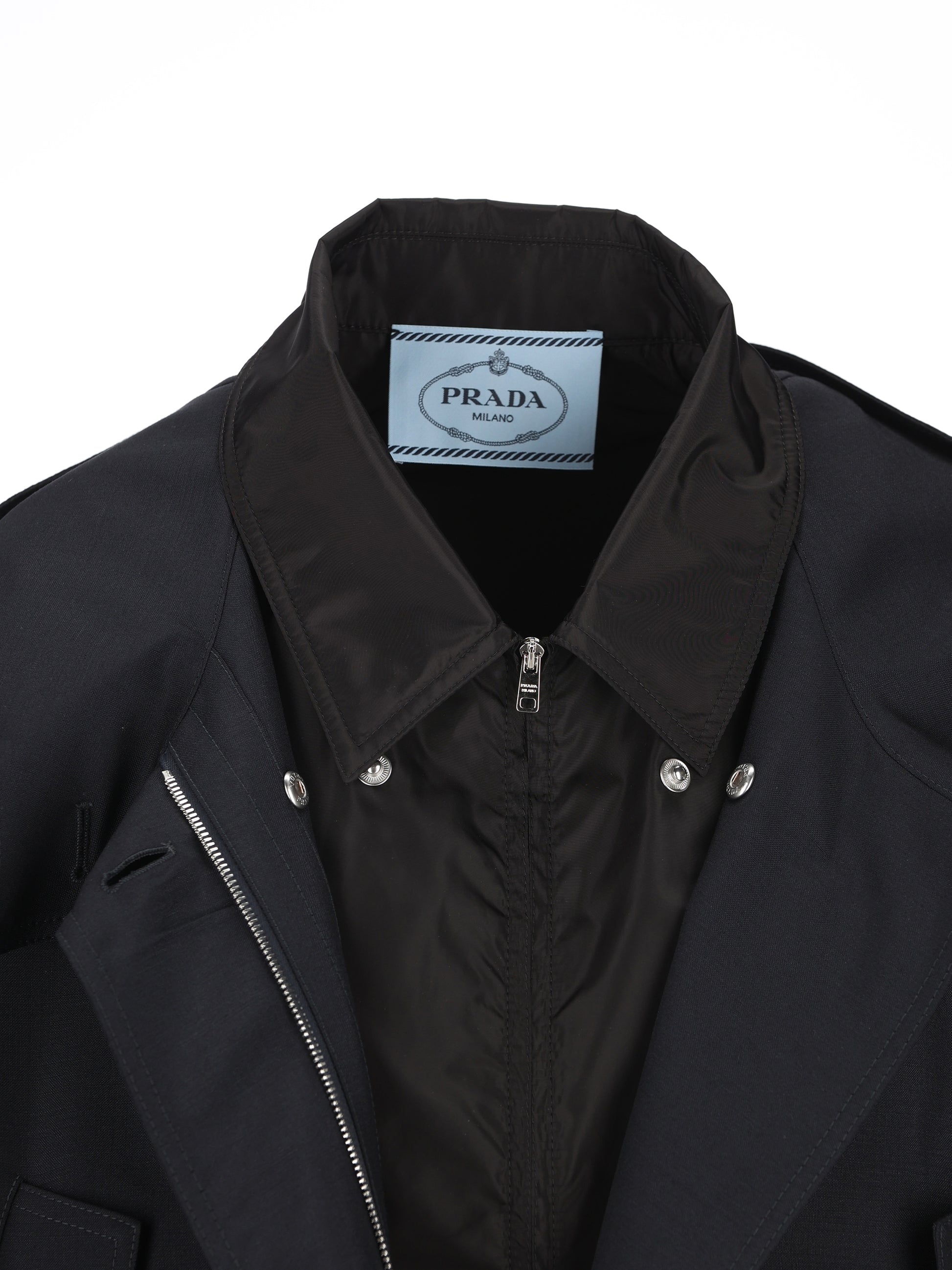 Parka realizzato in lana e mohair. P620T 19CYF0008 PRADA 
