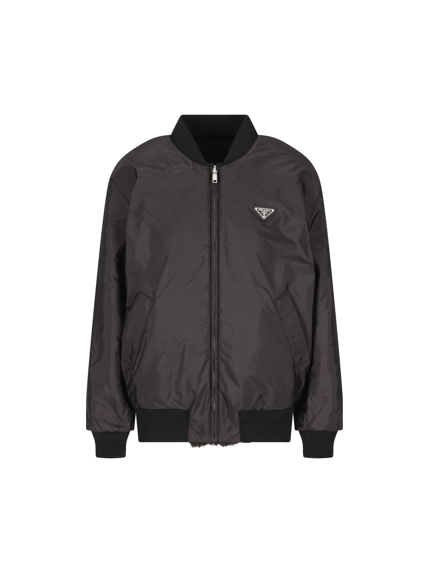Giacca reversibile realizzata in poliestere e poliammide riciclata. PZV015 12DHF0002 PRADA 