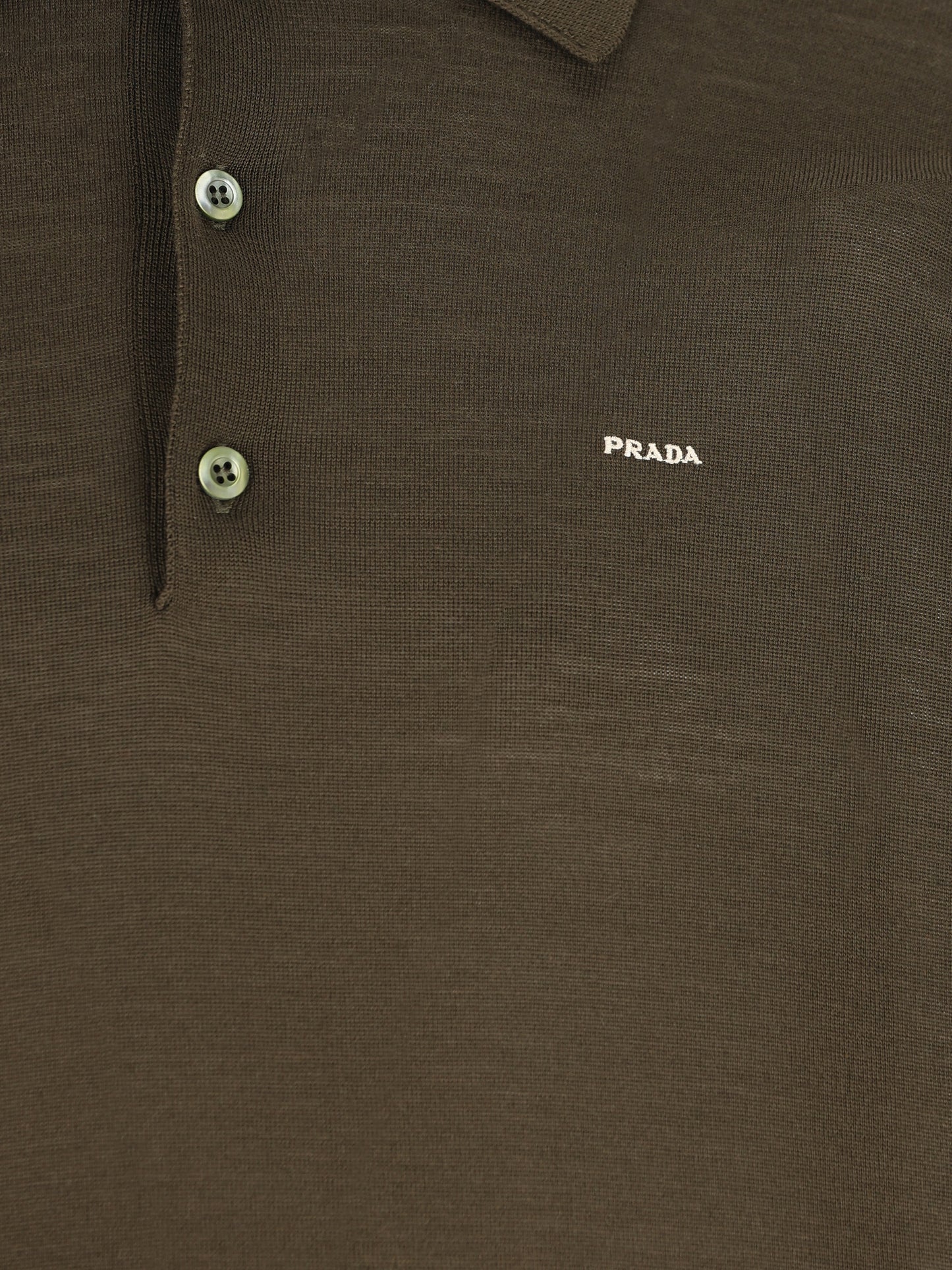 Polo in lana vergine. UMF147 18DYF0161 PRADA 