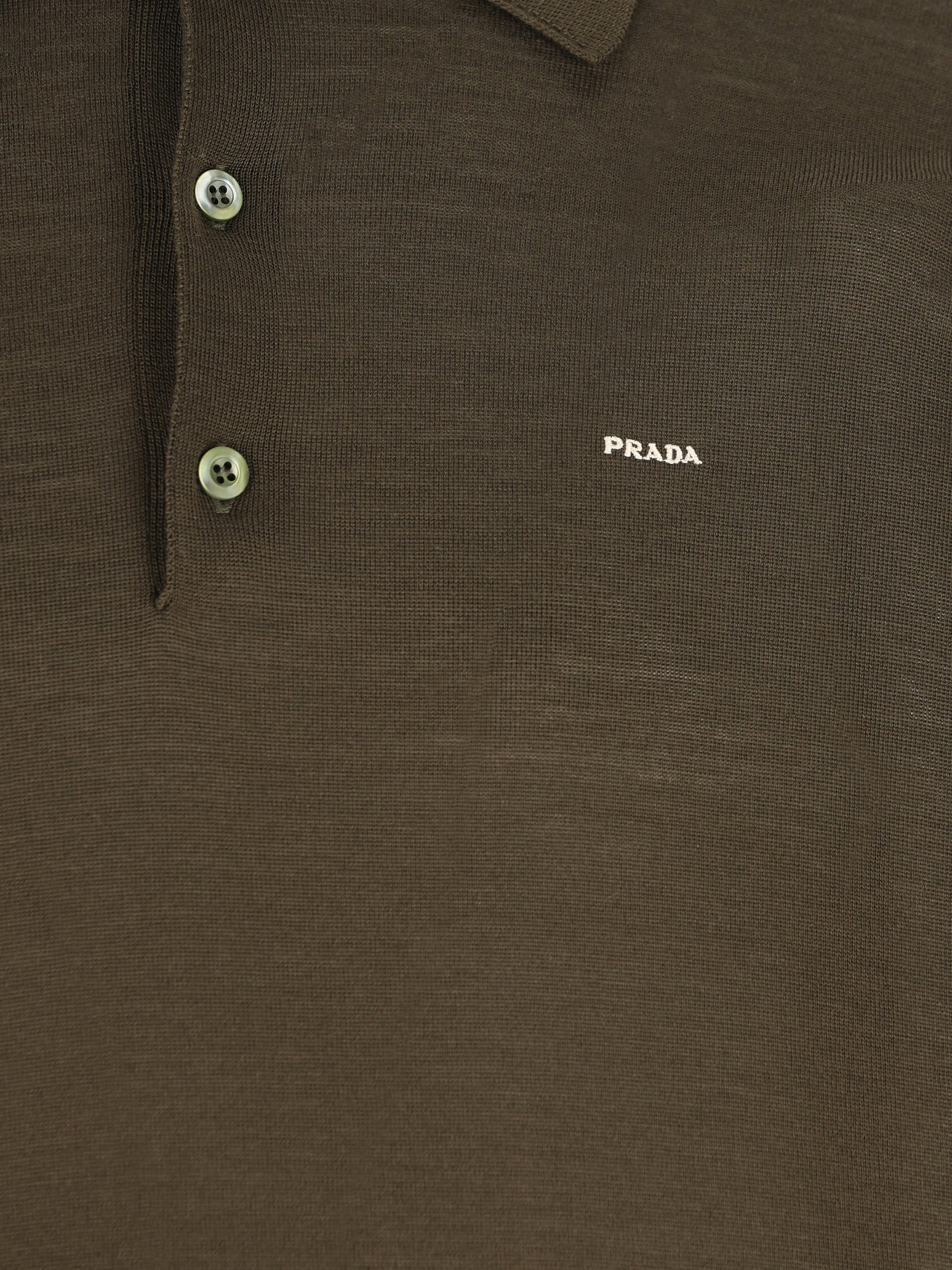 Polo in lana vergine. UMF147 18DYF0161 PRADA 