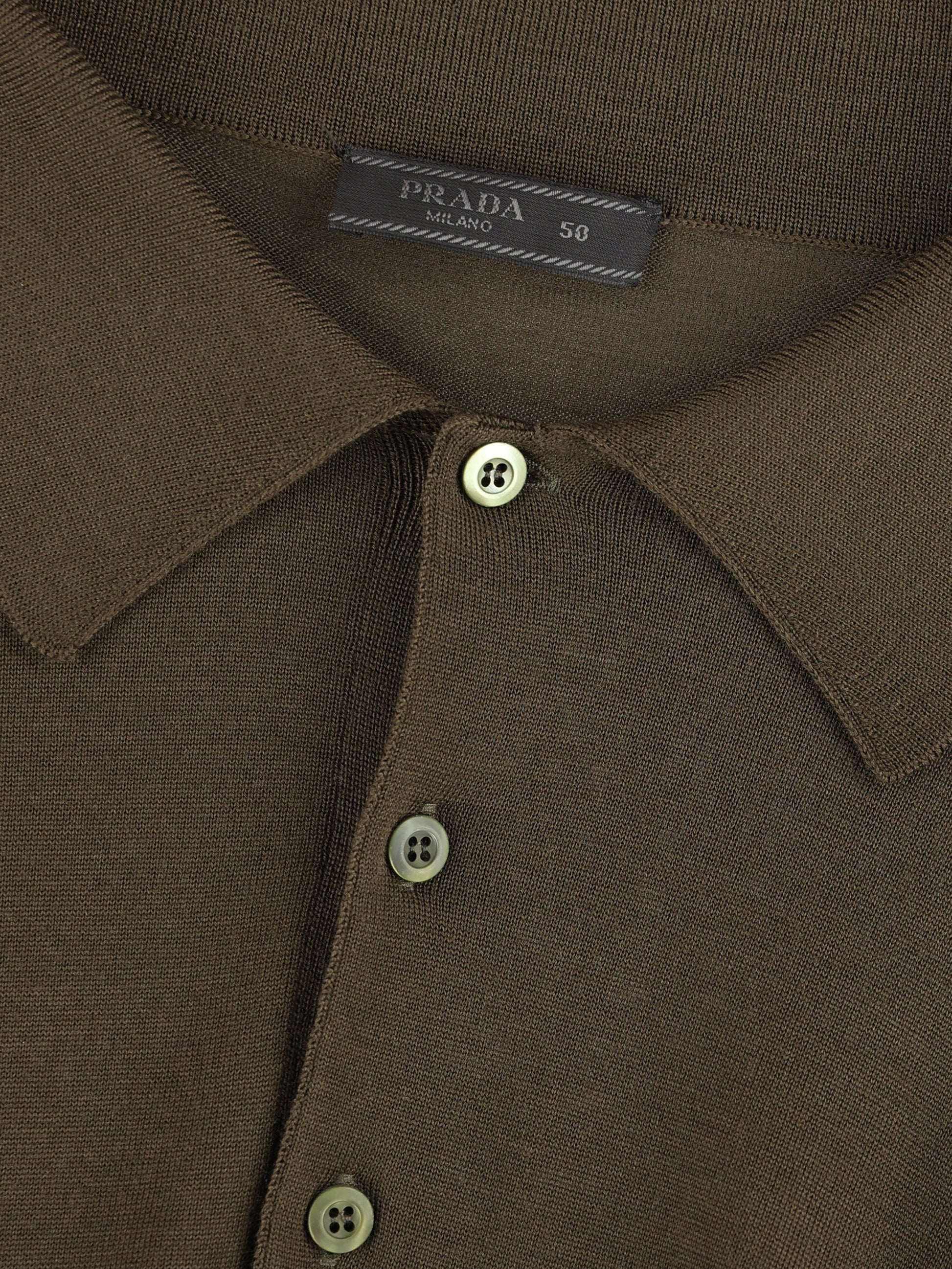 Polo in lana vergine. UMF147 18DYF0161 PRADA 