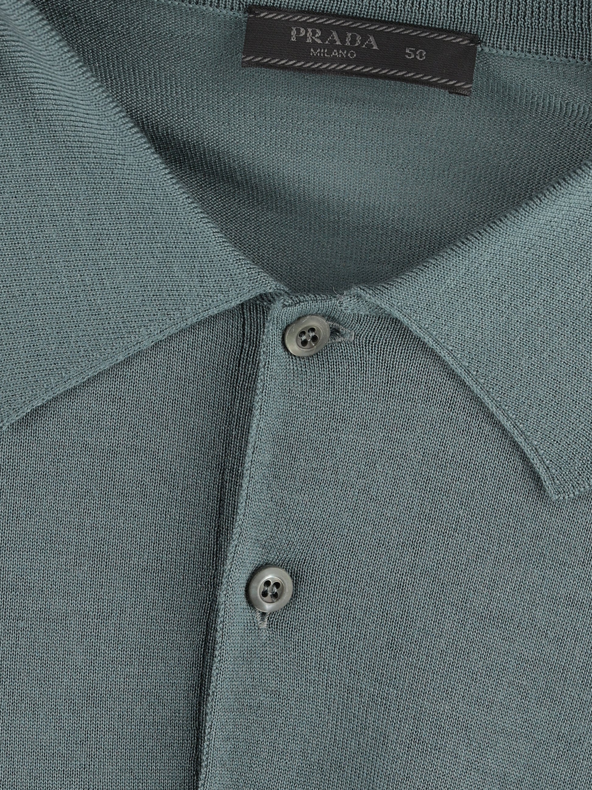 Polo realizzata in lana vergine. UMF148 18DYF0092 PRADA 
