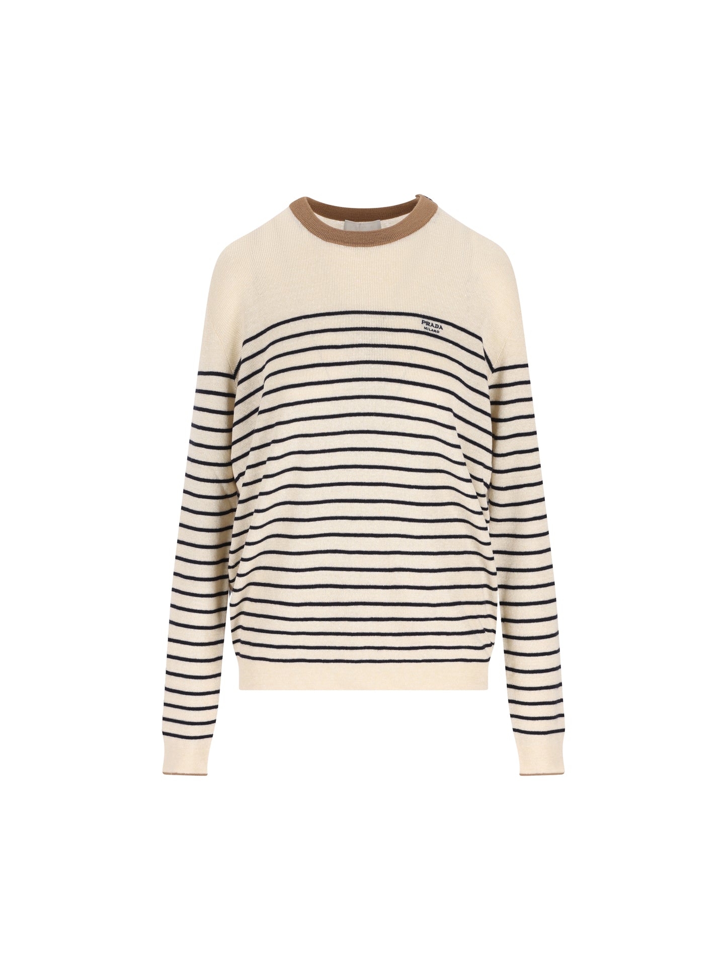 Maglione realizzato in lino e cotone. UMF262 188YF0018 PRADA 