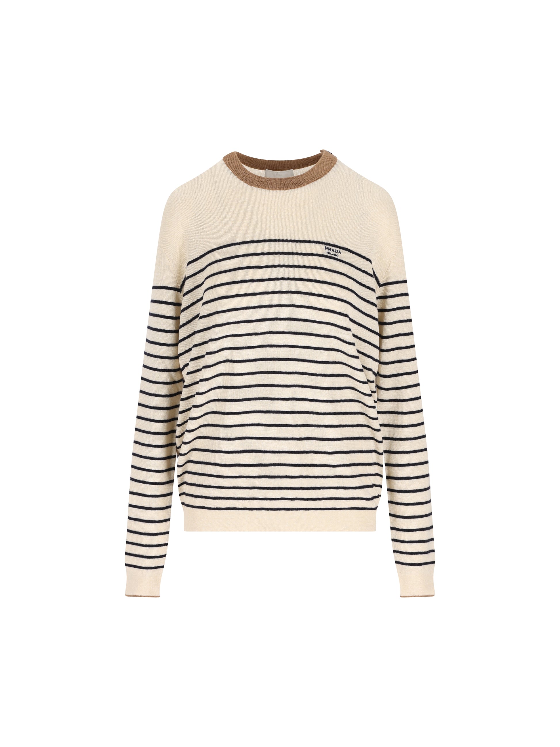 Maglione realizzato in lino e cotone. UMF262 188YF0018 PRADA 