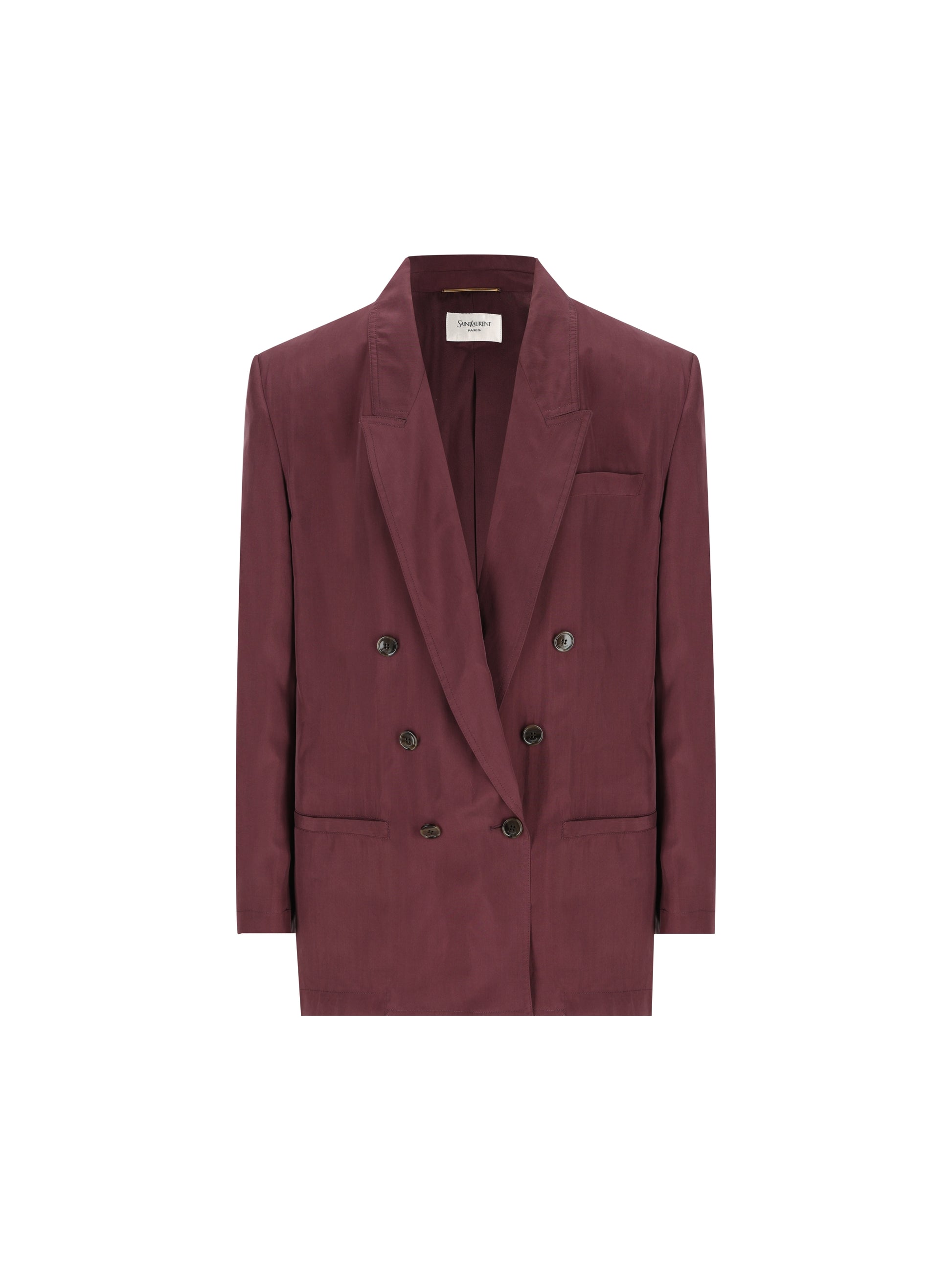 Giacca realizzata in seta. 851026 Y6J785060 SAINT LAURENT 