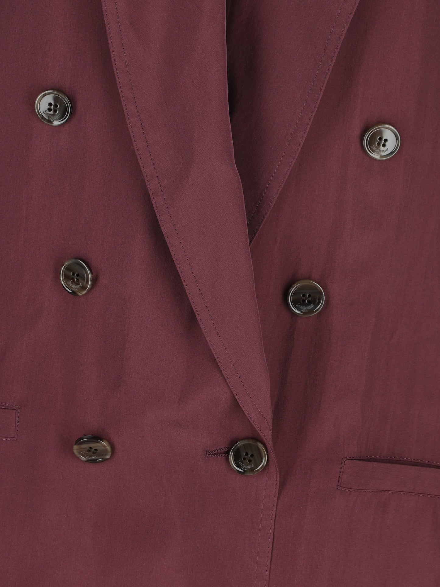 Giacca realizzata in seta. 851026 Y6J785060 SAINT LAURENT 