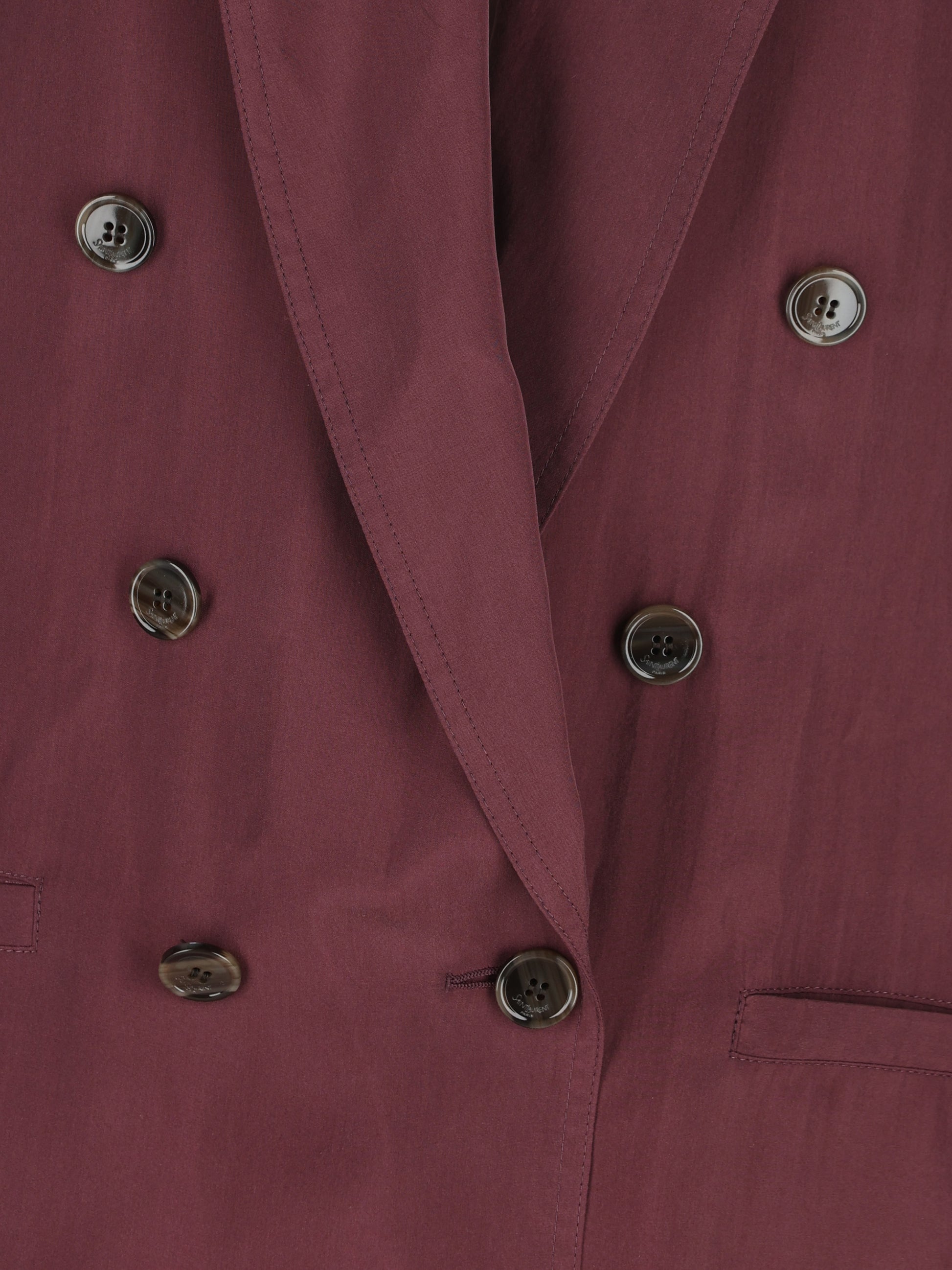 Giacca realizzata in seta. 851026 Y6J785060 SAINT LAURENT 