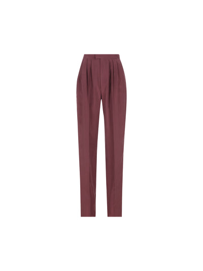 Pantaloni realizzati in seta. 856580 Y6J785060 SAINT LAURENT 
