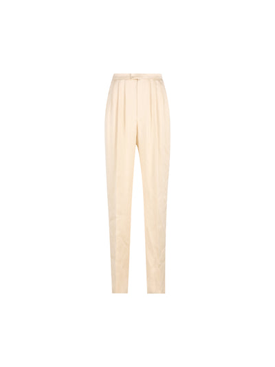 Pantaloni realizzati in seta. 856580 Y7J139002 SAINT LAURENT 