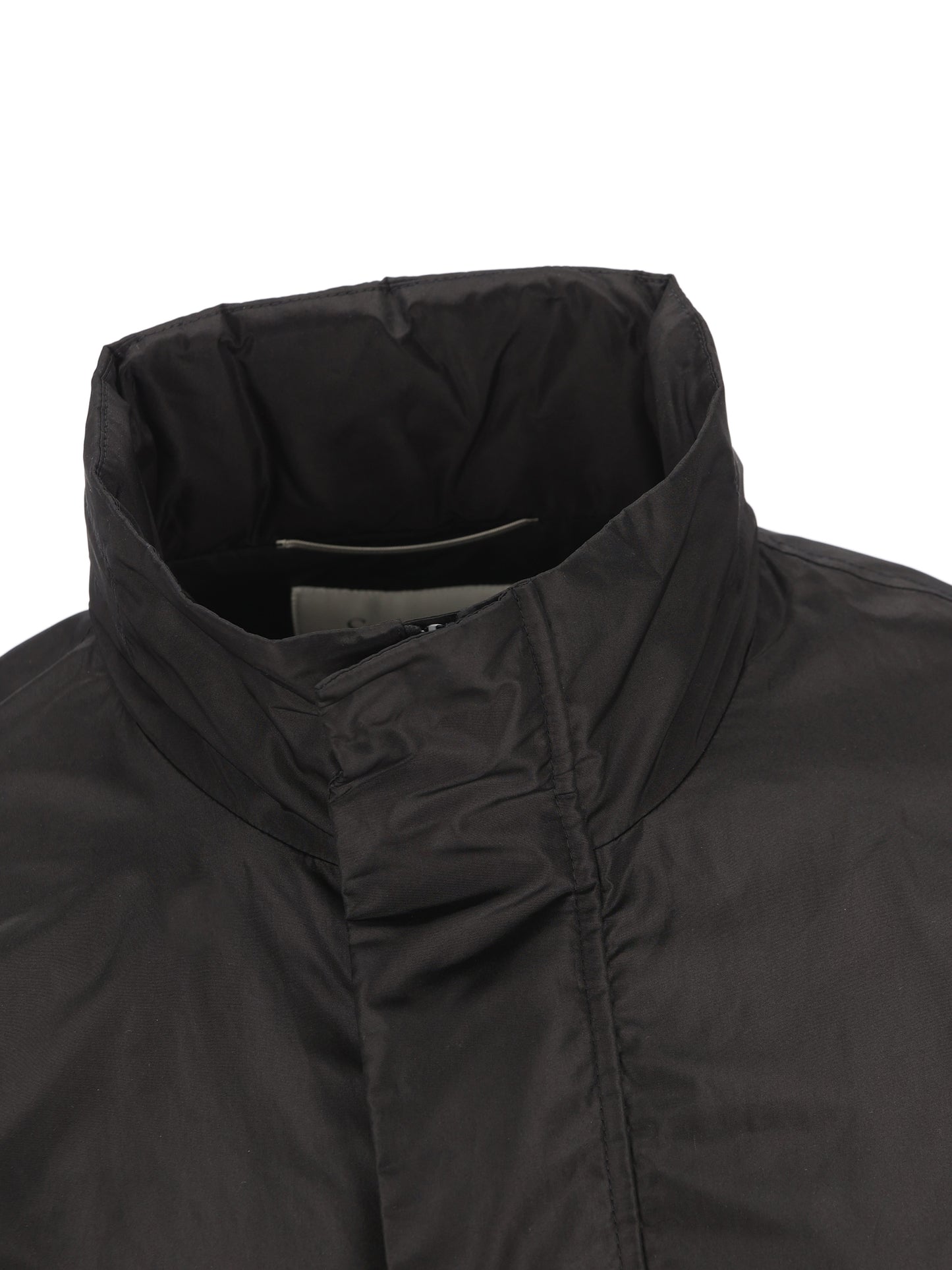 Parka realizzato in seta. 856754 Y1I021000 SAINT LAURENT 