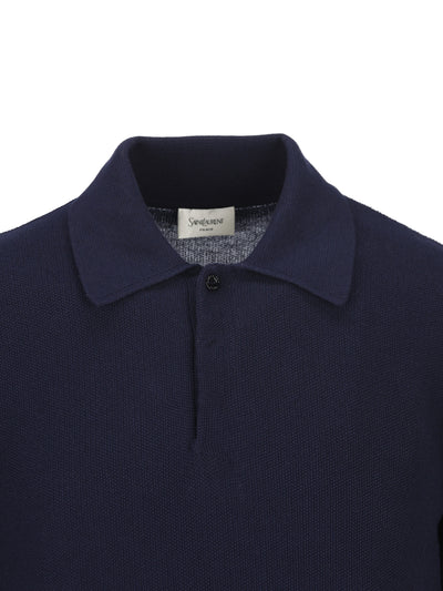Polo realizzata in cotone 858843 Y77HW4141 SAINT LAURENT 