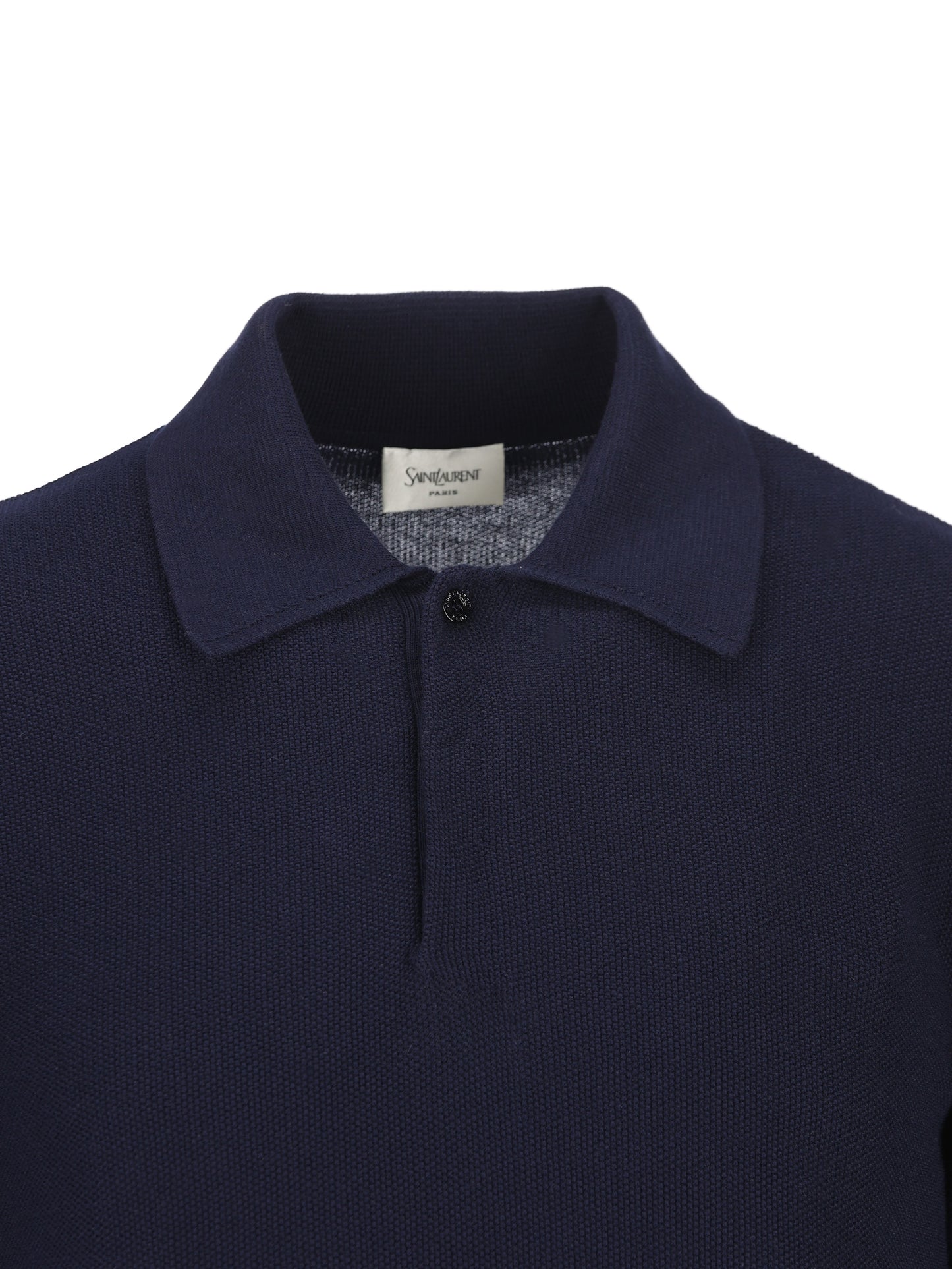 Polo realizzata in cotone 858843 Y77HW4141 SAINT LAURENT 