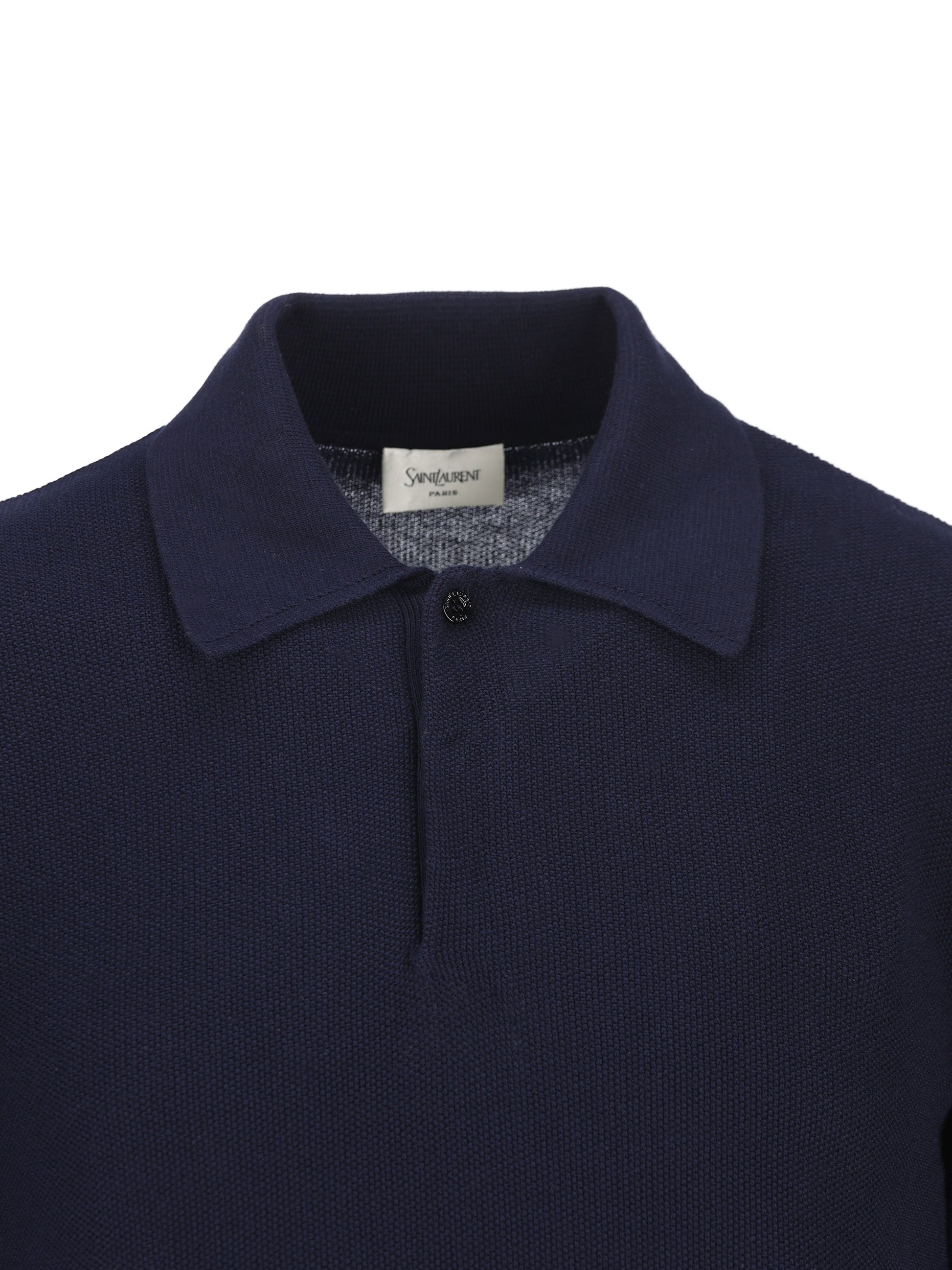 Polo realizzata in cotone 858843 Y77HW4141 SAINT LAURENT 