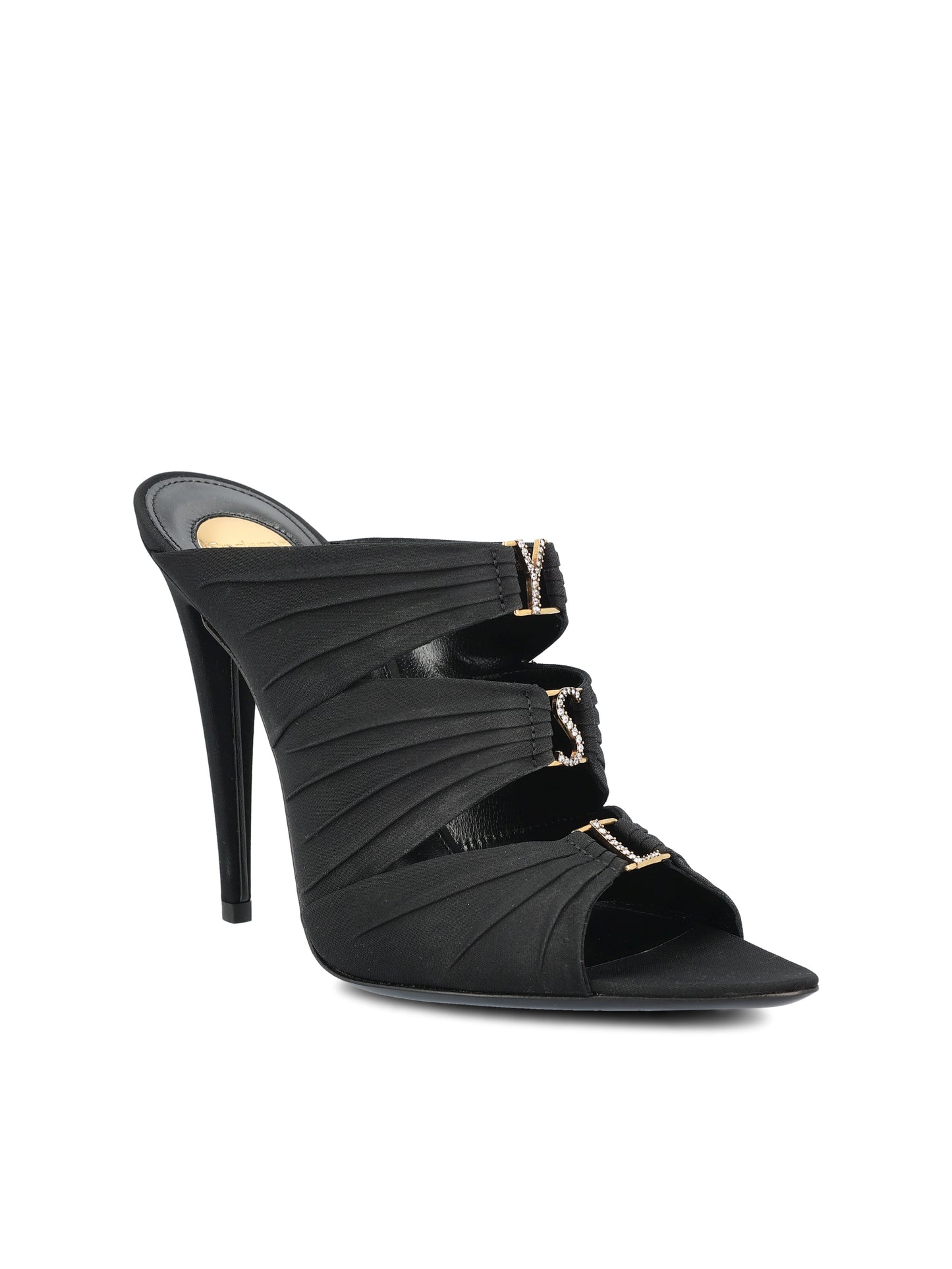 Sandali realizzati in viscosa e acrilico. 859545 AAF4G1097 SAINT LAURENT 