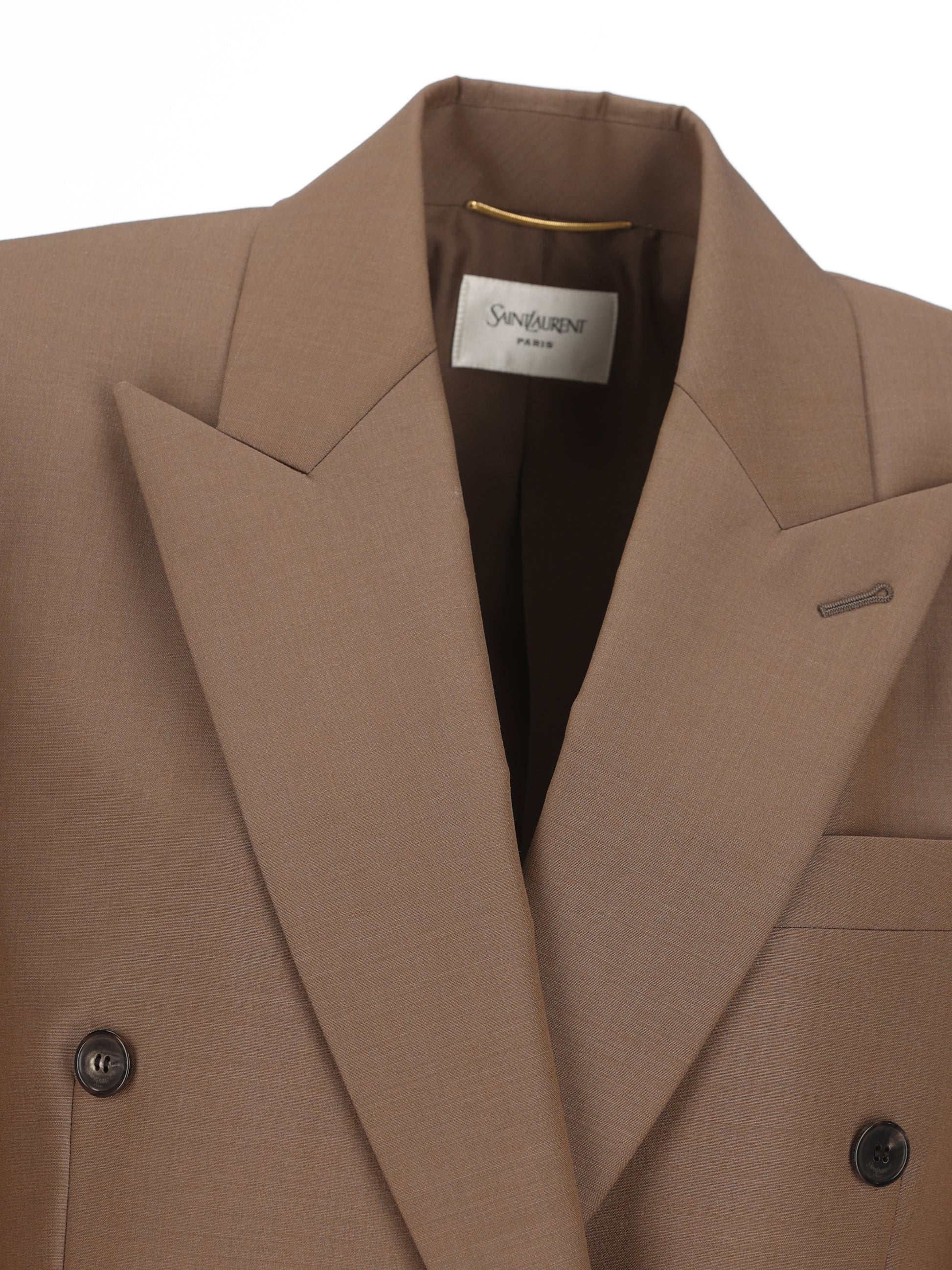 Blazer realizzato in lana e mohair. 859880 Y1N022055 SAINT LAURENT 
