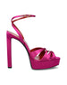 Sandali realizzati in viscosa. 860721 9QNAO5518 SAINT LAURENT 