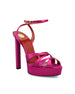 Sandali realizzati in viscosa. 860721 9QNAO5518 SAINT LAURENT 