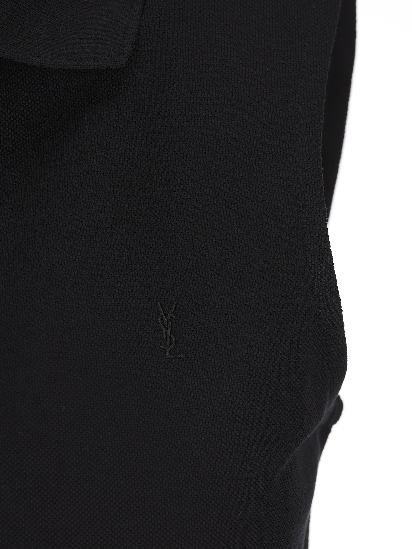 Polo realizzata in cotone riciclato. 862601 Y37ZE1000 SAINT LAURENT 