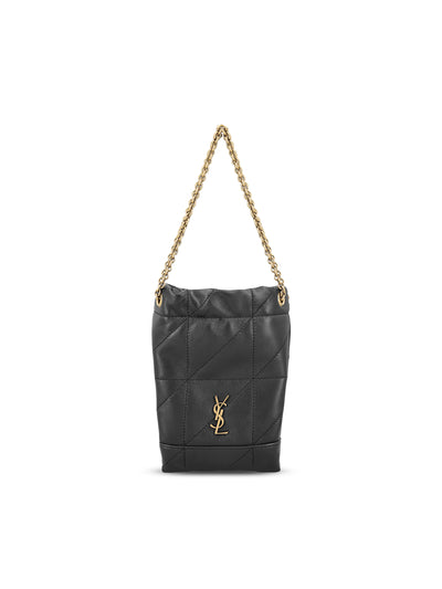 Secchiello realizzato in pelle. 863069 AAB321000 SAINT LAURENT 