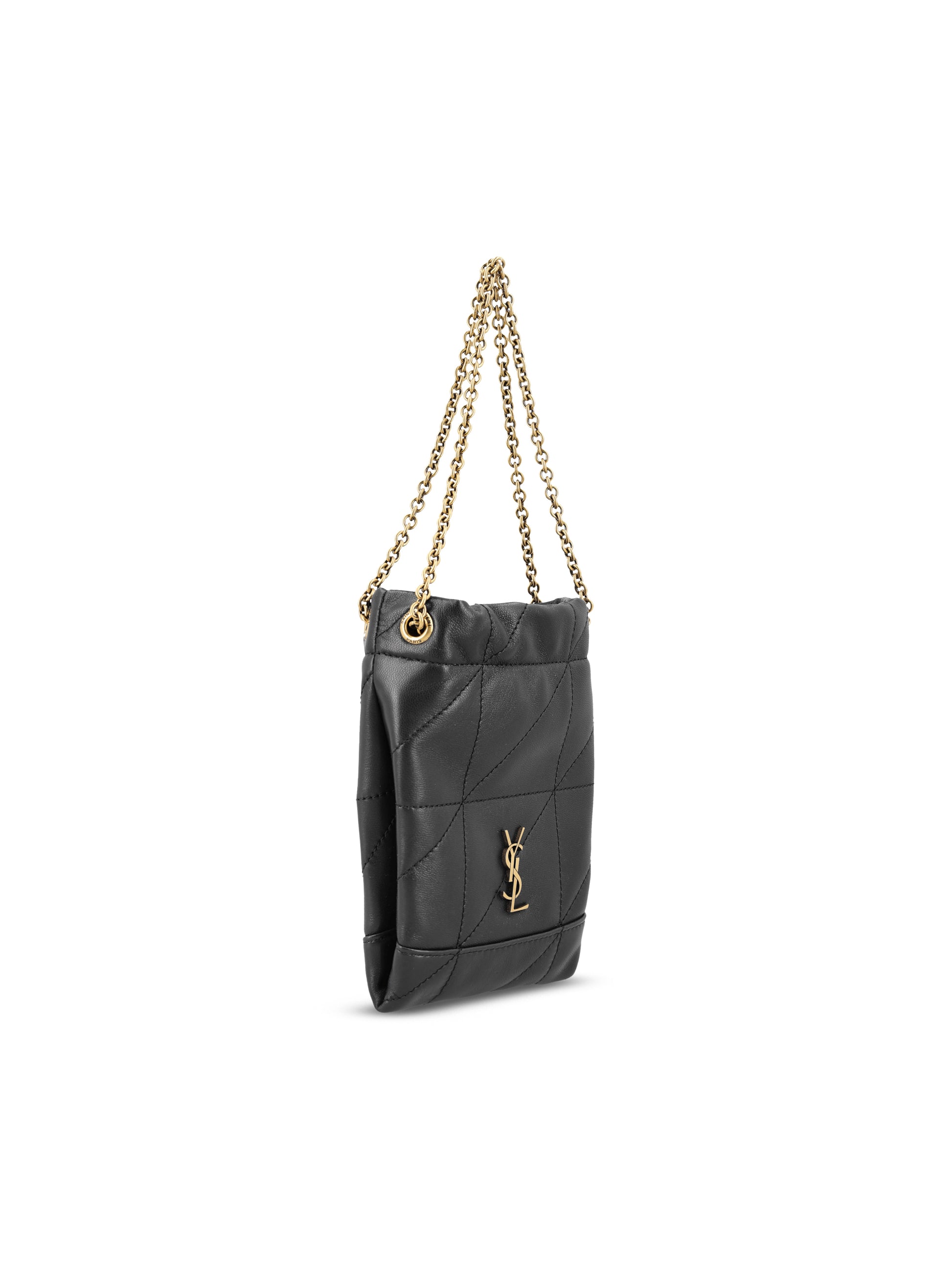 Secchiello realizzato in pelle. 863069 AAB321000 SAINT LAURENT 