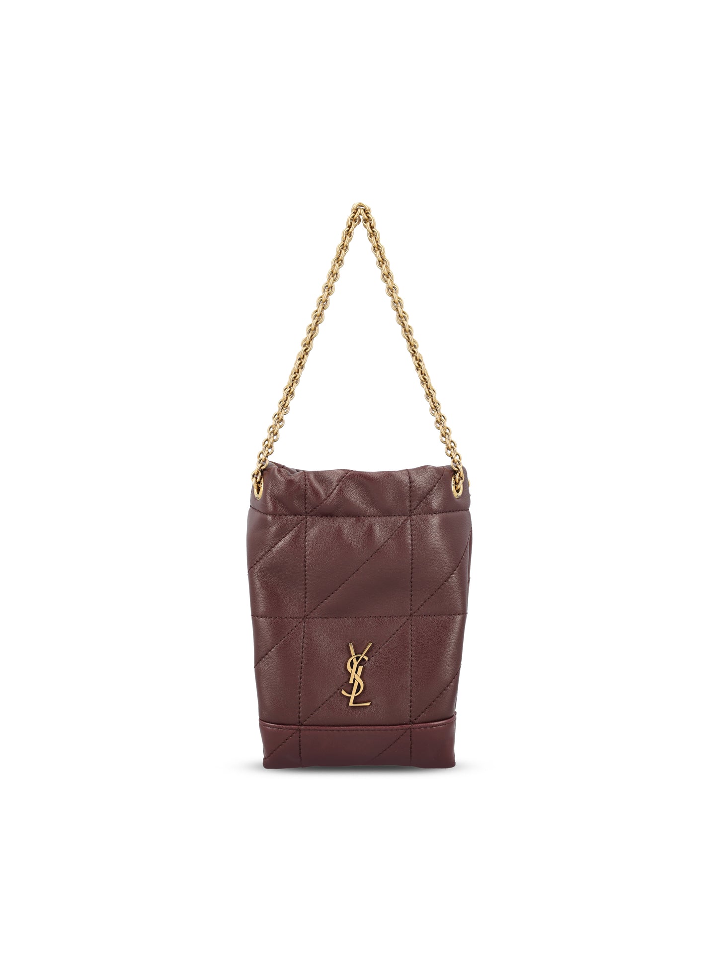 Secchiello realizzato in pelle. 863069 AAB326195 SAINT LAURENT 