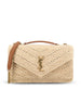 Borsa a spalla realizzata in rafia 868575 GAAFY2791 SAINT LAURENT 