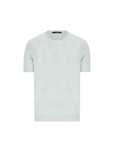 T-Shirt realizzata in lino e cotone. JOSH 430 TAGLIATORE 