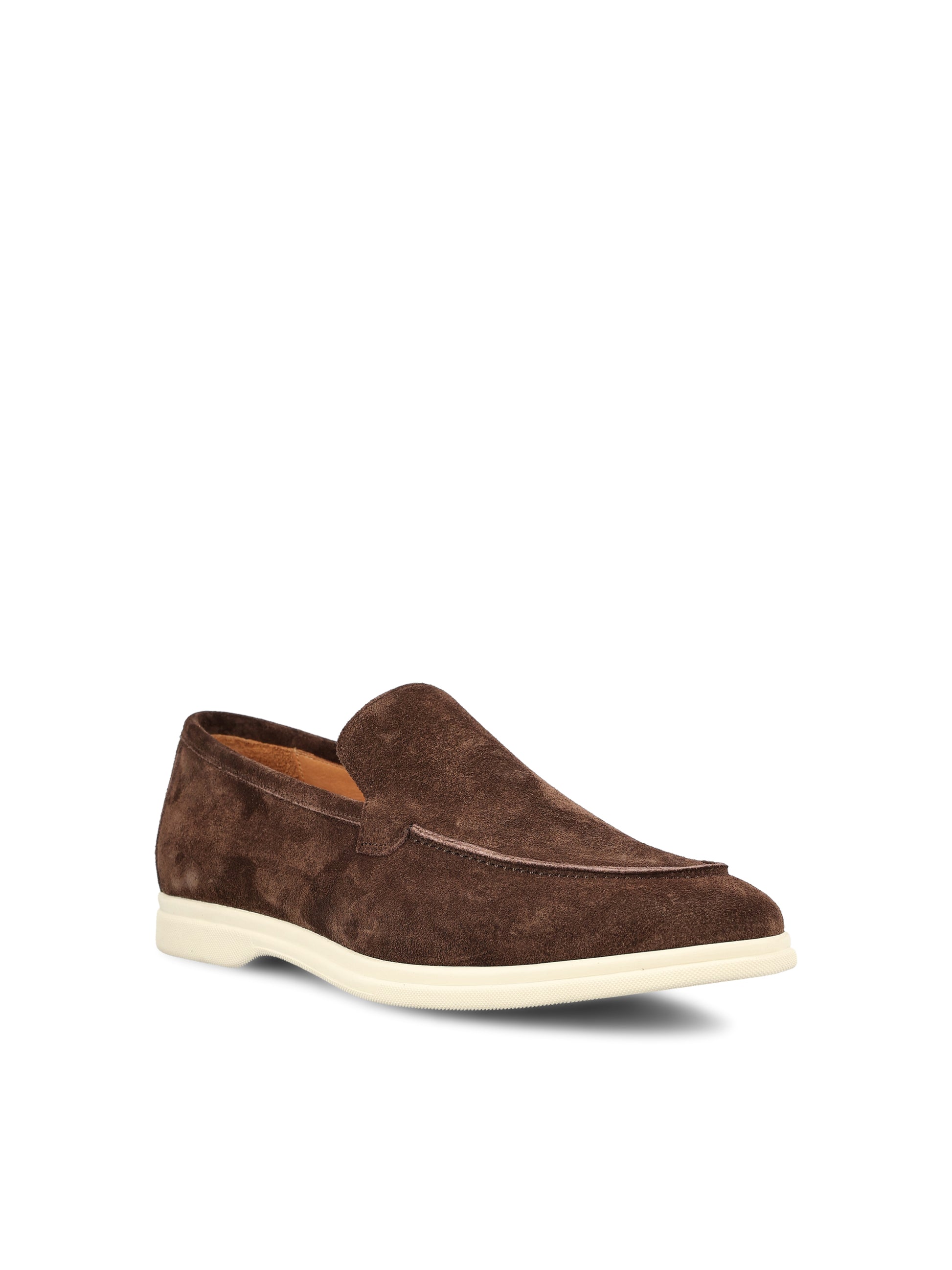Mocassini realizzati in pelle scamosciata. SIMON MORO TAGLIATORE 