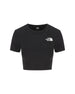 T-Shirt cropped realizzata in cotone. NF0A55AO JK31 THE NORTH FACE 