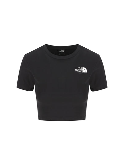 T-Shirt cropped realizzata in cotone. NF0A55AO JK31 THE NORTH FACE 