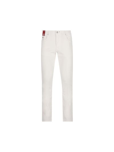 Pantaloni realizzati in cotone. MICHELANGELO BBBSWHITE TRAMAROSSA 