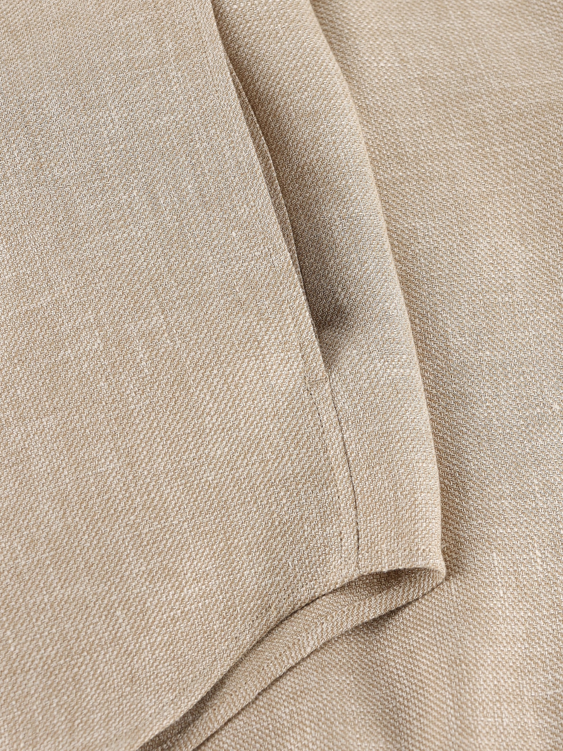 Overshirt in cashmere, lino e seta beige melange UHV75A3 SOT52272 ZEGNA 