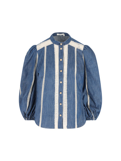 Camicia realizzata in cotone. 5604TRS261 RWBLU ZIMMERMANN 