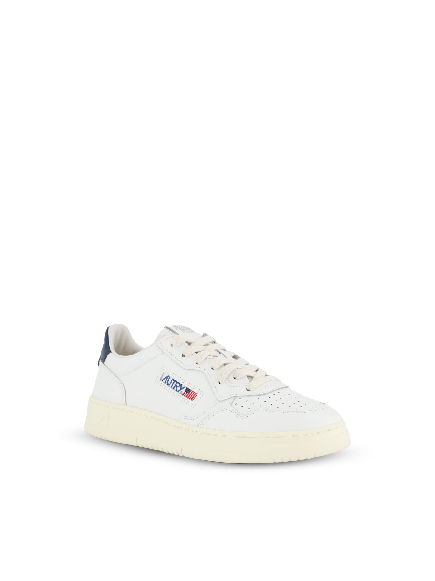 Sneakers Medalist Low in pelle bianca e space AULM LL12 AUTRY 