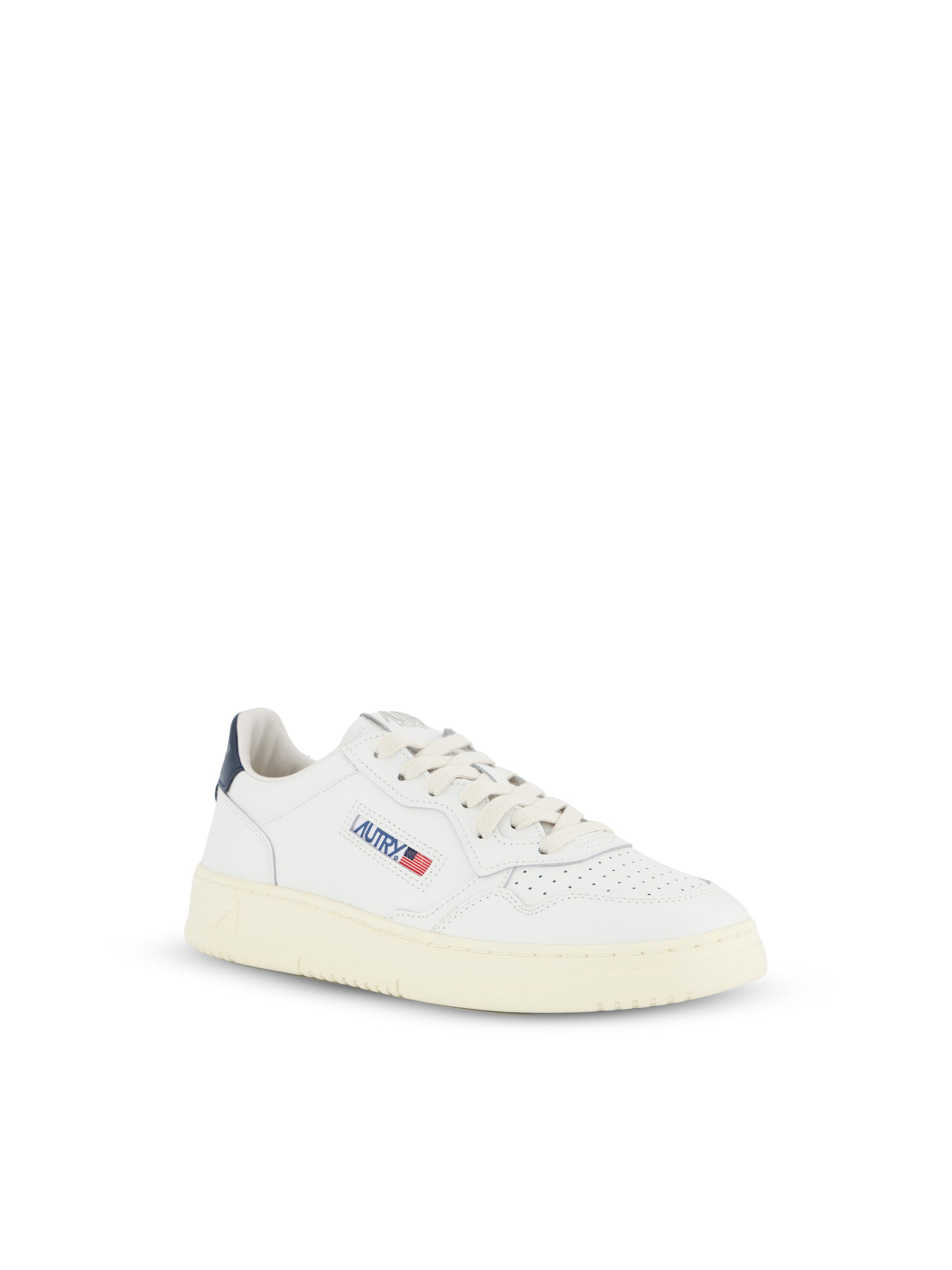 Sneakers Medalist Low in pelle bianca e space AULM LL12 AUTRY 