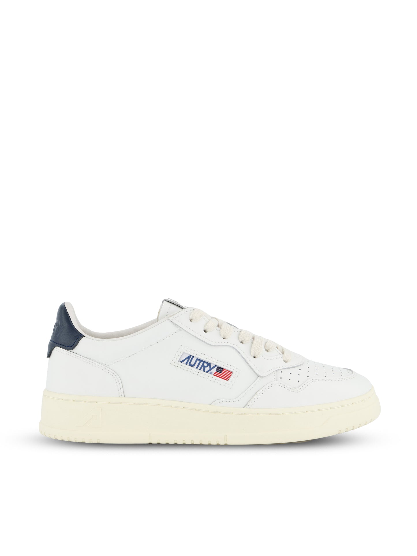 Sneakers Medalist Low in pelle bianca e space AULM LL12 AUTRY 