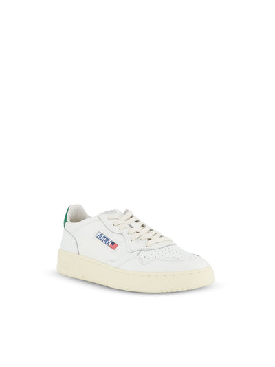 Sneakers Autry Medalist Low in pelle bianca e verde AULM LL20 AUTRY 
